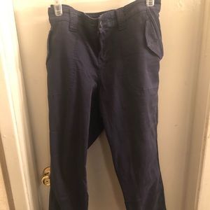 Torrid blue twill military pants size 16